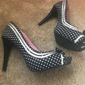 Beautiful polka dots shoes